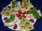 Griechische Kartoffel-Brötchen lecker belegt - Rezept