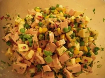 Rezept: Wurst-Käse-Salat Wurst-Käse-Salat - Rezept