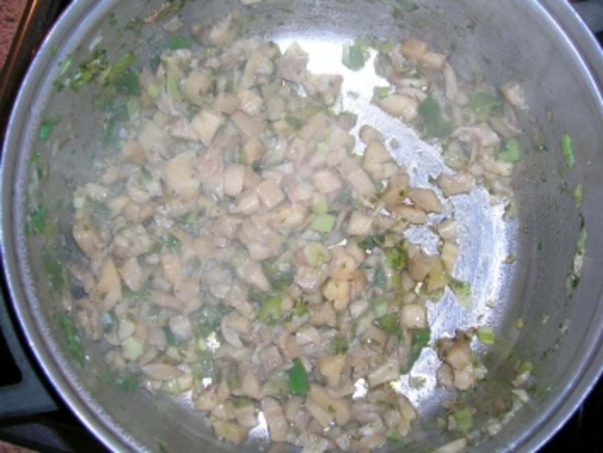 Schweinekoteletts (im Silbermantel) mit Sherry-Austernpilzkruste an Rösti - Rezept - Bild Nr. 9