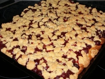 Kirschstreusel - Rezept