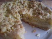 Obstkuchen mit Streuseln und Pudding - Rezept