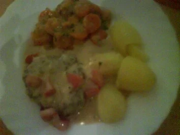 Rezept: Hacksteaks mit Frischkäse-Sauce Bild Nr. 3 Hacksteaks mit Frischkäse-Sauce - Rezept - Bild Nr. 3