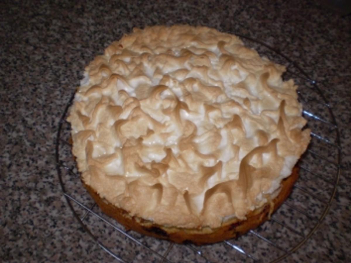 Johannisbeer Kuchen mit Baiser - einfach - 286 kcal/100g