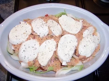 Hack-Gemüse-Mozzarella-Auflauf - Rezept - Bild Nr. 2