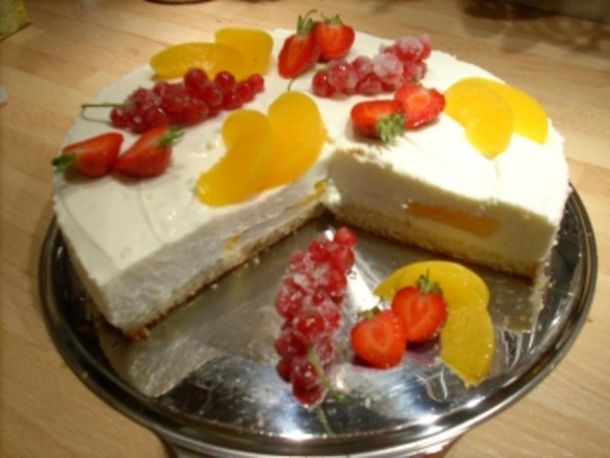 Pfirsich-Sekt-Torte - Rezept - Bild Nr. 3
