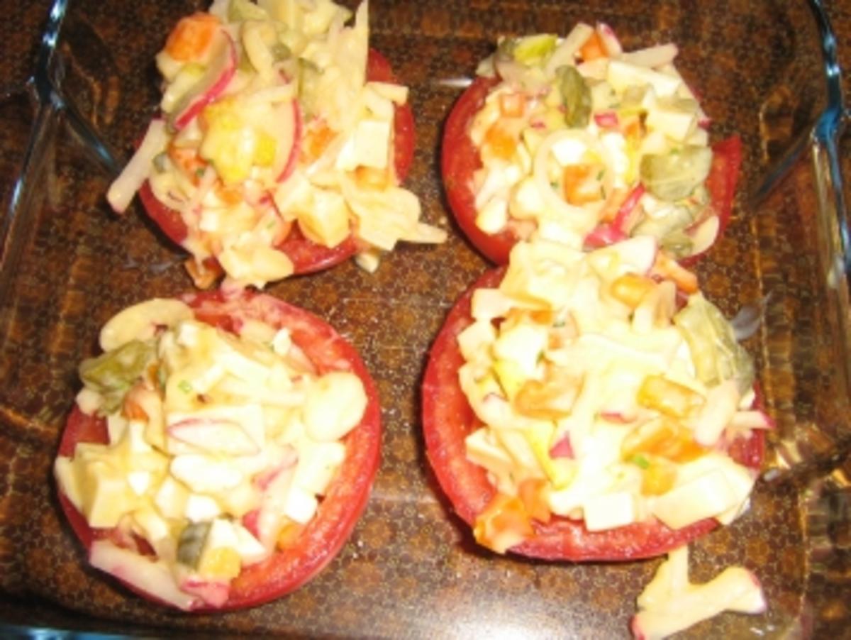 Käsesalat aus der Tomate - Rezept - Bild Nr. 12