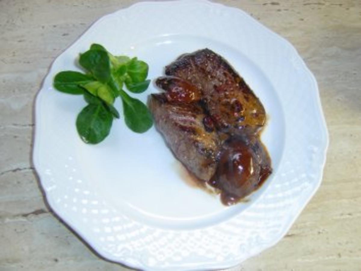 Bilder für Hirschsteak mit Pflaumensauce - Rezept