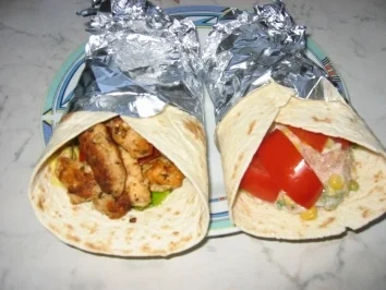 Rezept: Wraps mit Thunfischfüllung Wraps mit Thunfischfüllung - Rezept