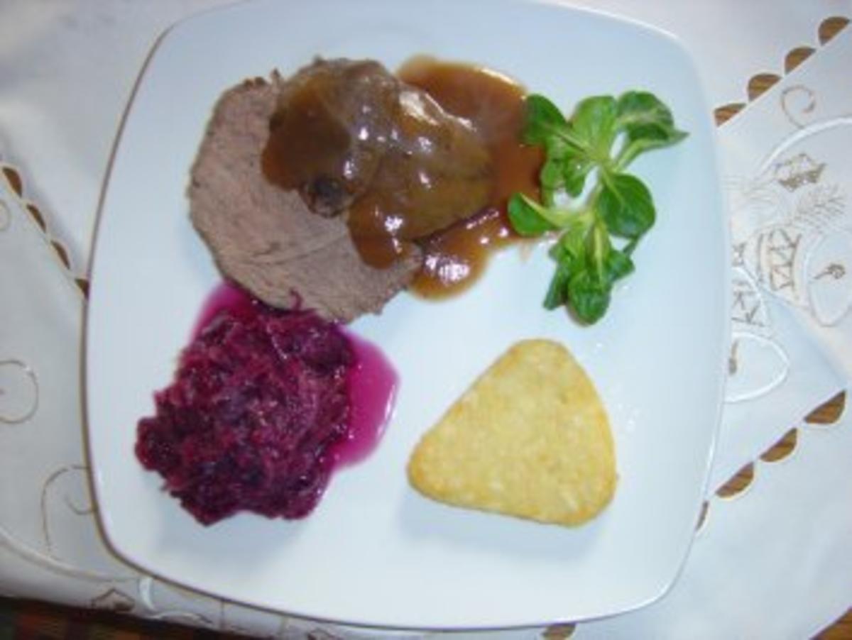 Hirschbraten - Rezept