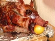 Spanferkel am Spieß vom offenen Grill - Rezept