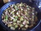 Pfanne-Hähnchenpfanne mit Zuchini - Rezept