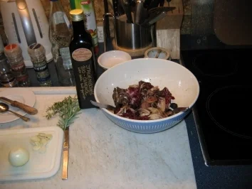 Rezept: Gebratener Radiccio mit Pancetta Bild Nr. 2 Gebratener Radiccio mit Pancetta - Rezept - Bild Nr. 2