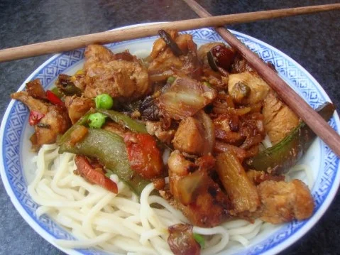 Rezept: Wokgemüse mit Pute Wokgemüse mit Pute - Rezept