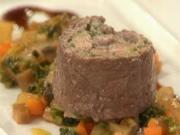 Rinderroulade in Curry auf Gemüsebett a la Stromberg - Rezept