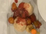 Mirabellenknödel mit lauwarmem Kompott (Yasmina Filali) - Rezept