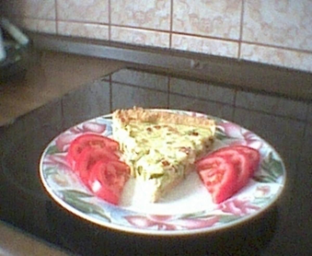 Zucchini-Speck-Kuchen - Rezept