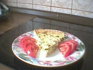 Zucchini-Speck-Kuchen - Rezept