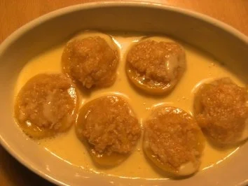 Rezept: Desserts: Überbackene Pfirsiche Bild Nr. 2 Desserts: Überbackene Pfirsiche - Rezept - Bild Nr. 2