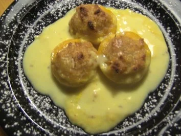 Rezept: Desserts: Überbackene Pfirsiche Desserts: Überbackene Pfirsiche - Rezept