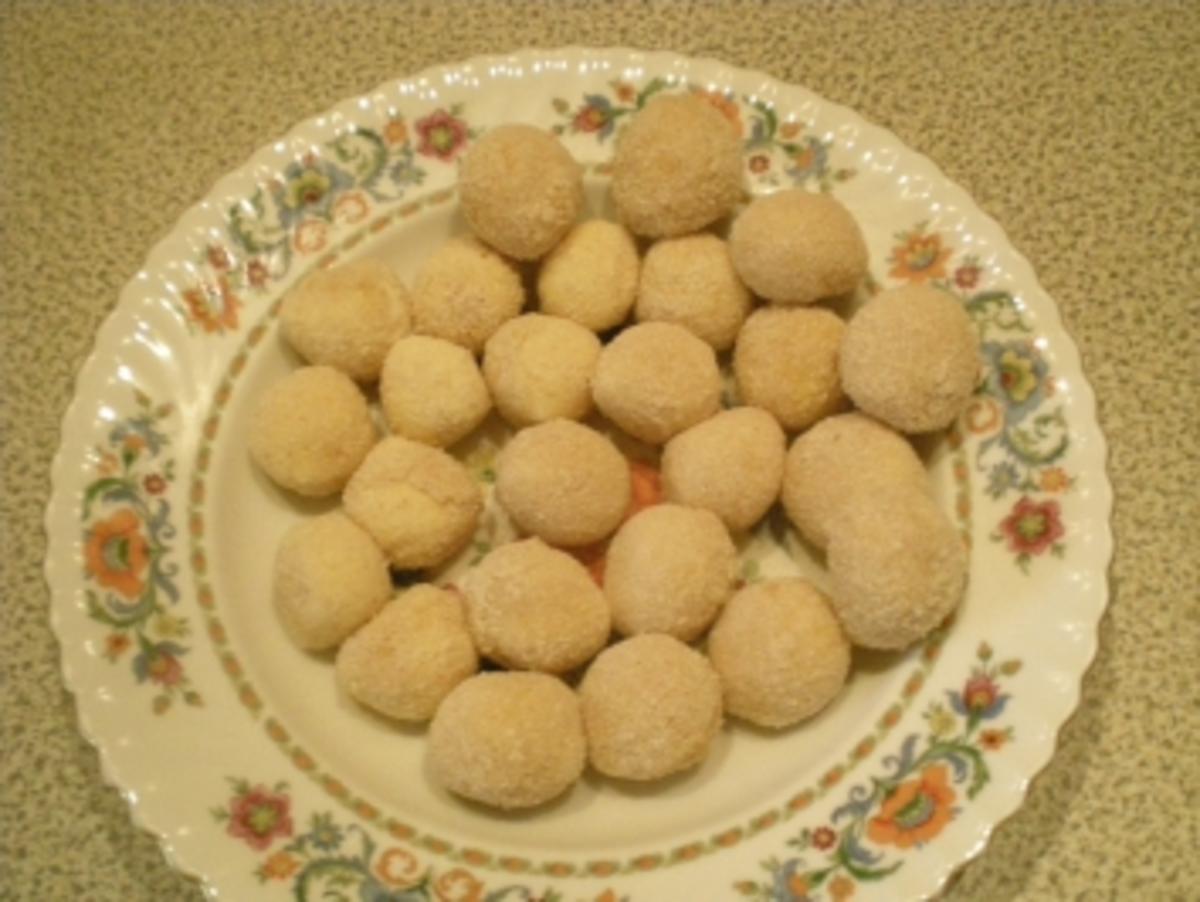 gebackene Mozzarella Babys auf Rucola in Balsamico Dressing - Rezept - Bild Nr. 3