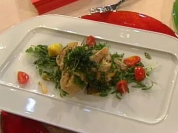 Rezept: Antipasto fritato auf mariniertem Rucolabett à la Jakumeit Antipasto fritato auf mariniertem Rucolabett à la Jakumeit - Rezept