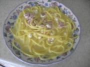 Wurst - Spaghetti Carbonara alla Andrea - Rezept