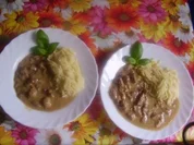 Fleischtopf mit Reisnudeln - Rezept