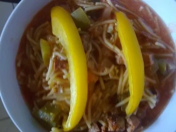 scharfe Fadennudelsuppe - Rezept - Bild Nr. 2