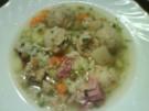 Reissuppe mit Semmelklößchen - Rezept