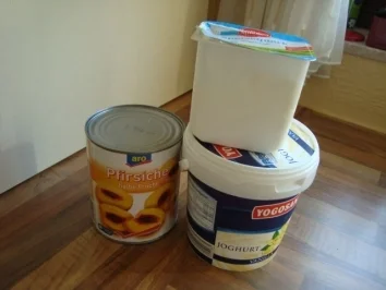 Dessert - Quarkspeise mit Pfirsichspalten - Rezept - Bild Nr. 2