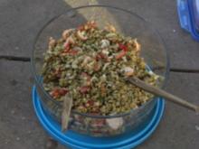 Salat-Linsensalat mit Würstchen - Rezept