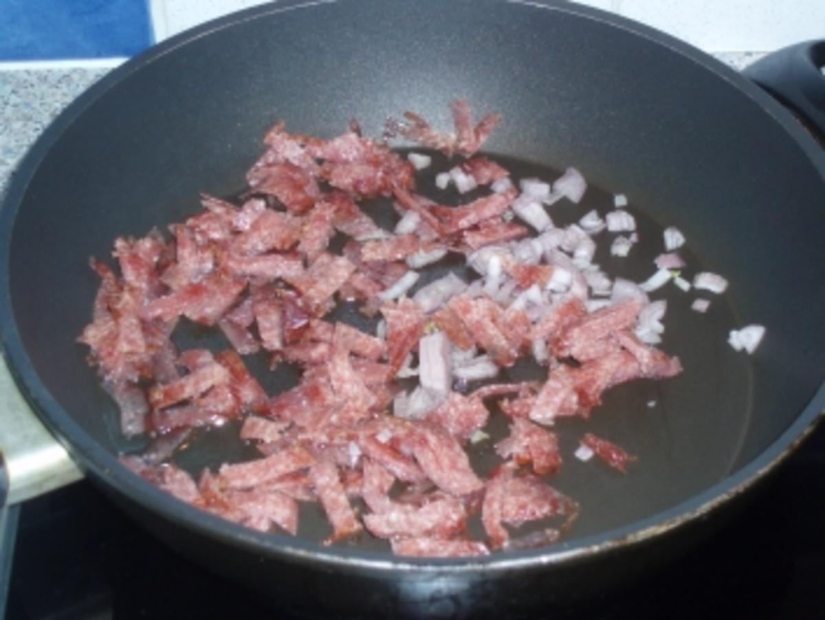 Wurstnudeln mit Parmesan - Rezept - Bild Nr. 2