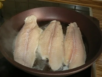 Rezept: Naturbelassenes Pangasiusfilet auf Gemüsebett Bild Nr. 4 Naturbelassenes Pangasiusfilet auf Gemüsebett - Rezept - Bild Nr. 4