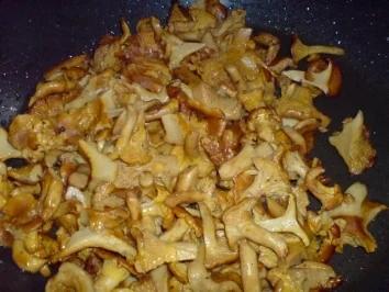 Überbackene Pilze - Pfifferlinge - Rezept - Bild Nr. 9