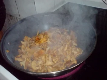 Überbackene Pilze - Pfifferlinge - Rezept - Bild Nr. 7