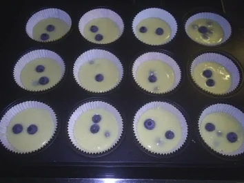 Gebäck - Blaubeermuffins - Rezept - Bild Nr. 4