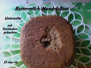 Brot ~  Buttermilch-Mandel-Brot auch für BBA geeignet - Rezept - Bild Nr. 3