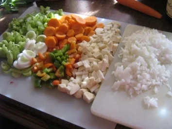 Rezept: Salbei-Hähnchen-Gemüserisotto-Pfanne Bild Nr. 5 Salbei-Hähnchen-Gemüserisotto-Pfanne - Rezept - Bild Nr. 5