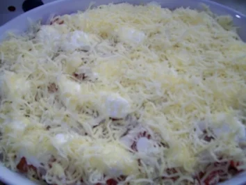 Kartoffelauflauf Bologneser Art - Rezept