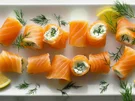 Rezept: Frischkäse Lachsröllchen Bild Nr. 2 Frischkäse Lachsröllchen - Rezept - Bild Nr. 2