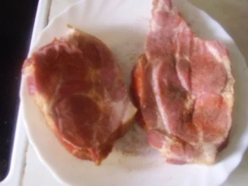 Kasslerkamm auf Brot mit Soße - Rezept - Bild Nr. 2