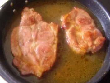 Kasslerkamm auf Brot mit Soße - Rezept - Bild Nr. 4