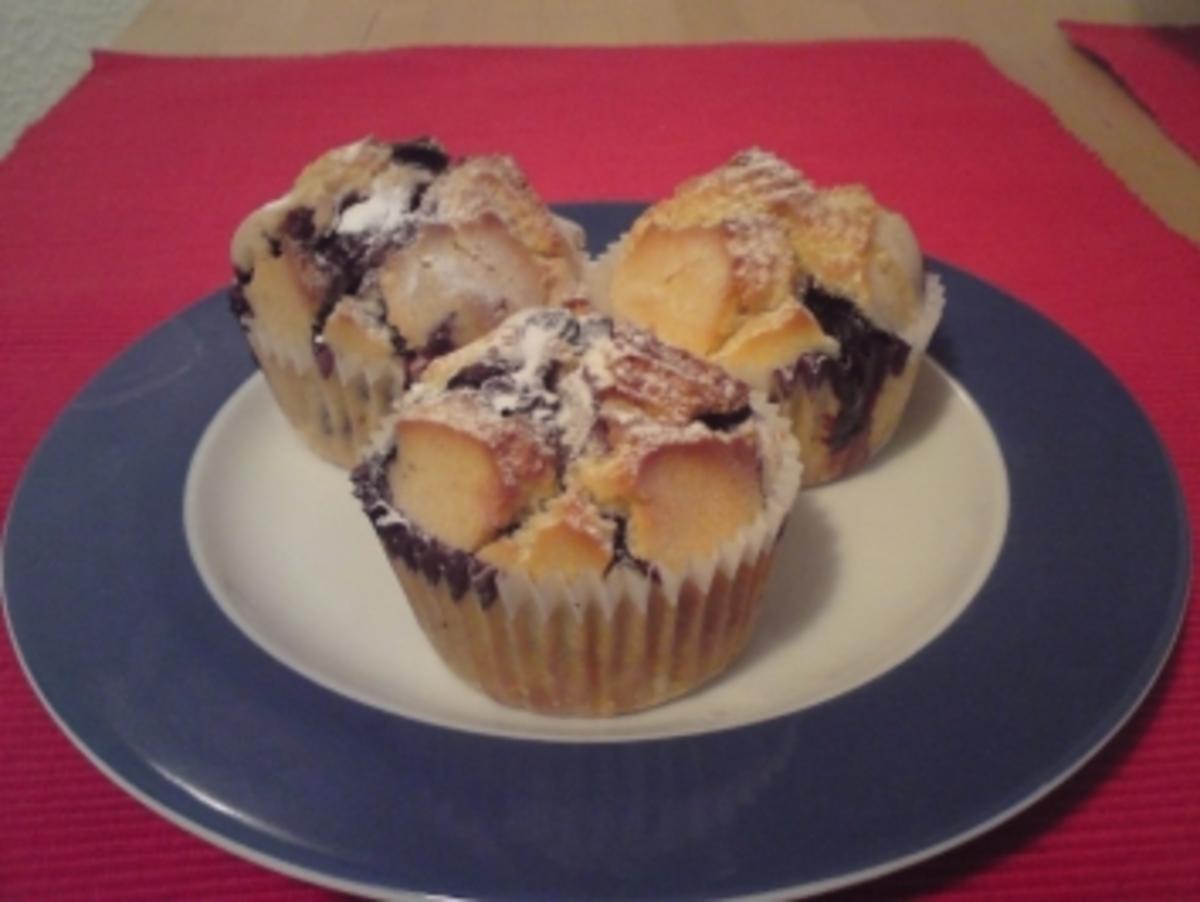 Bilder für Heidelbeer-Vanille-Muffins - Rezept