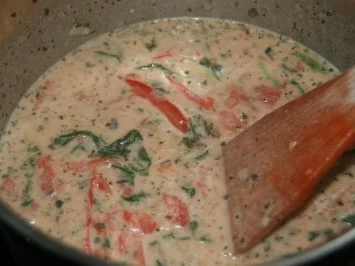 Spaghetti mit Thunfisch - Tomaten - Creme - Rezept - Bild Nr. 3