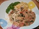 Spaghetti mit Thunfisch - Tomaten - Creme - Rezept
