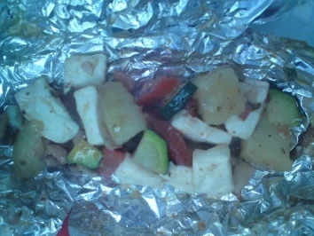 Grillgemüse Päckchen - Rezept