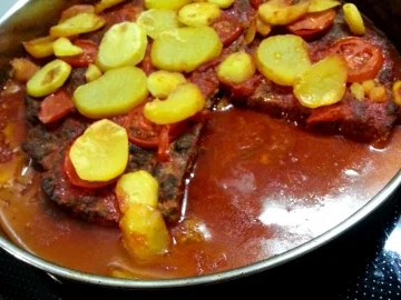 Kufta ma Batata - Rezept