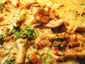 Pfifferlinge in Sahnesoße mit Tagliatelle - Rezept - Bild Nr. 5