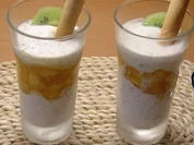 Viennetta-Joghurt mit Pfirsich - Rezept