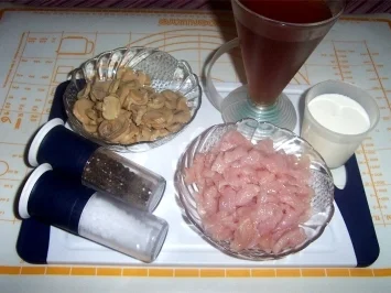 Putengeschnetzeltes mit Champignon-Rahm-Soße - Rezept - Bild Nr. 2